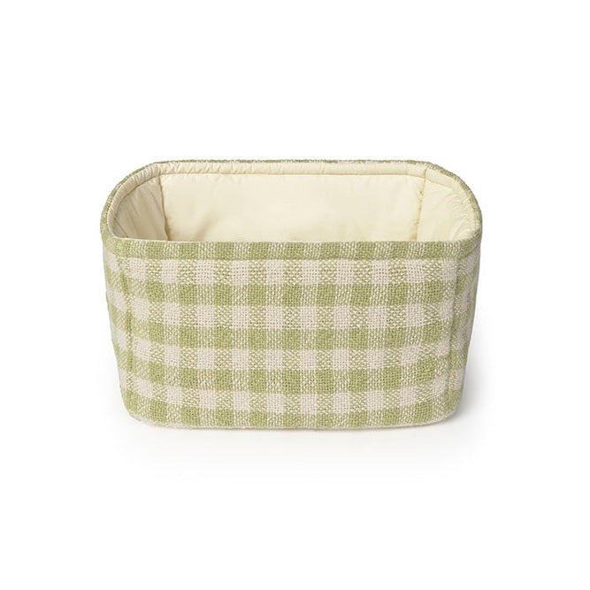 Dygsniuotas krepšys „Matcha“