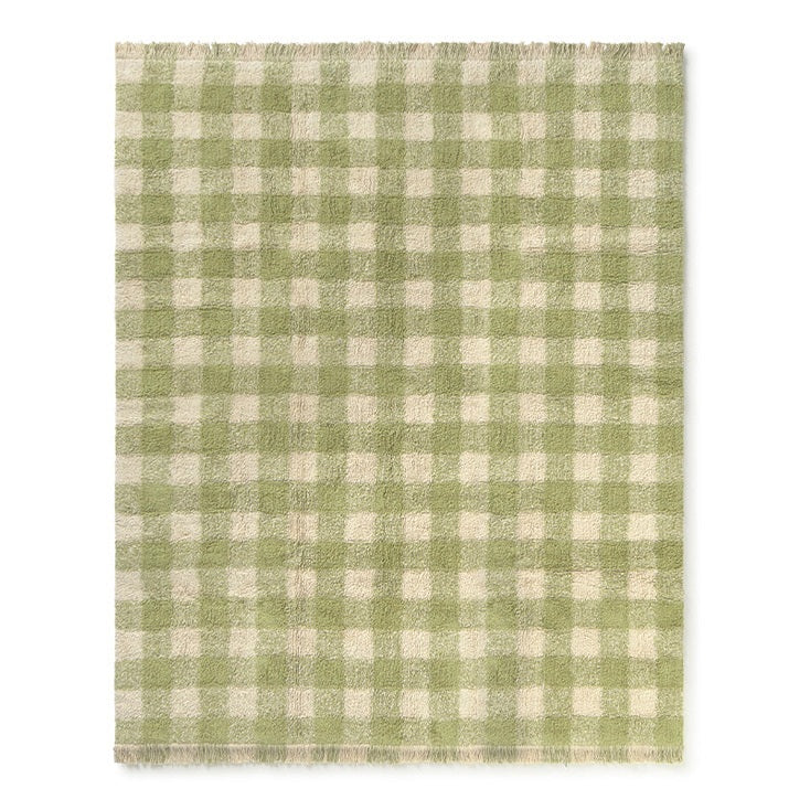 Skalbiamas kilimas „Vichy Matcha“