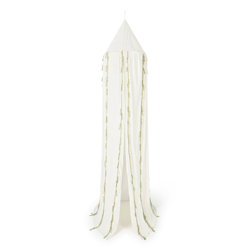 Krepinis baldakimas „Gulbė“ (Ivory)