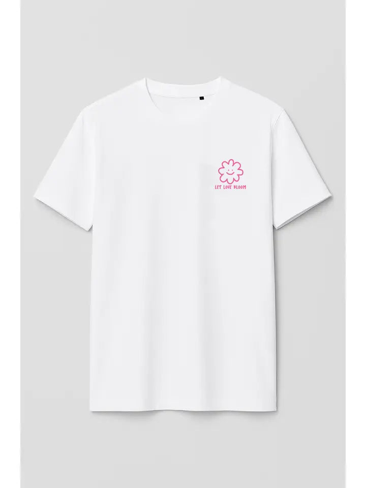 Marškinėliai „Let Love Bloom““ Mini & Me