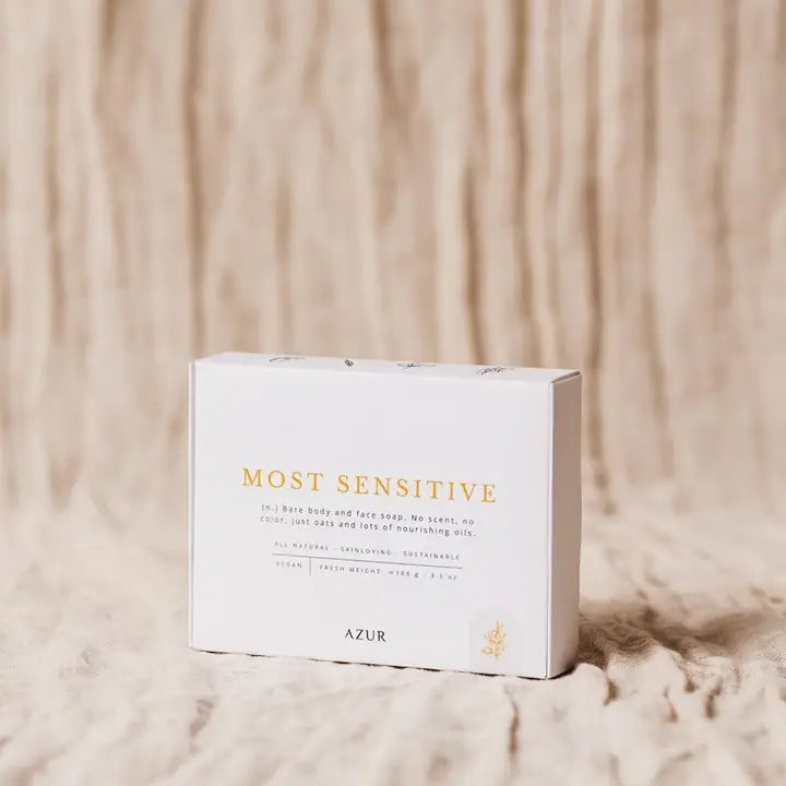 Natūralus kūno ir veido muilas jautriai odai „Most Sensitive“ 100 g