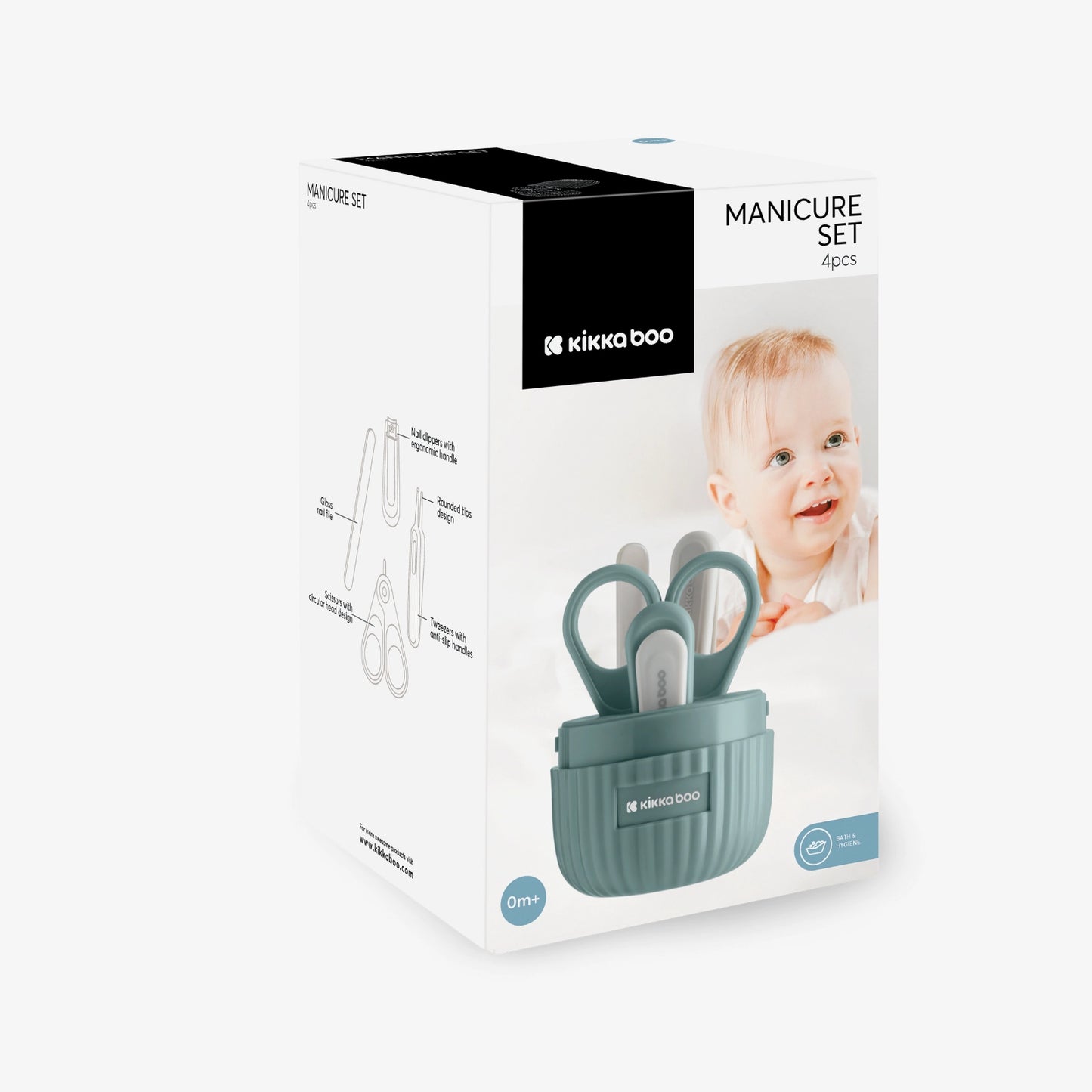 Nagų priežiūros rinkinys - mėtų spalvos
