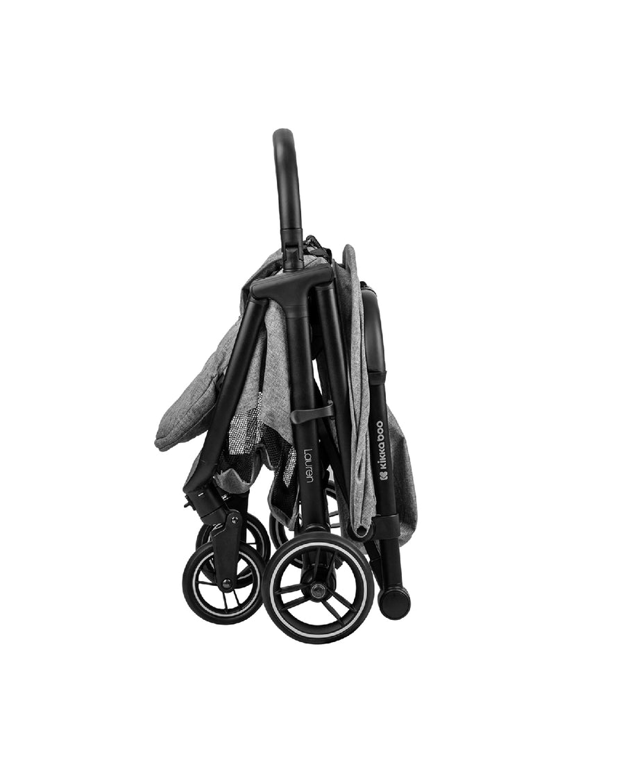 Automatiškai sulankstomas vežimėlis „Lauren“ - tamsiai pilkos spalvos