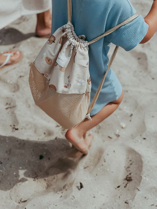 Sportinis krepšys smėlio spalvos