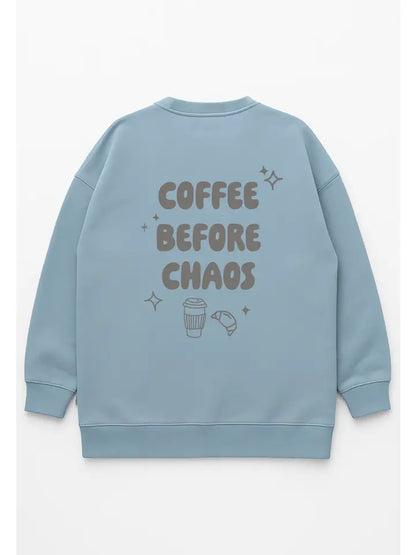 Džemperis „Coffee before Chaos“ Mini & Me