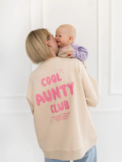 Džemperis „Cool Aunty Club“ Mini & Me