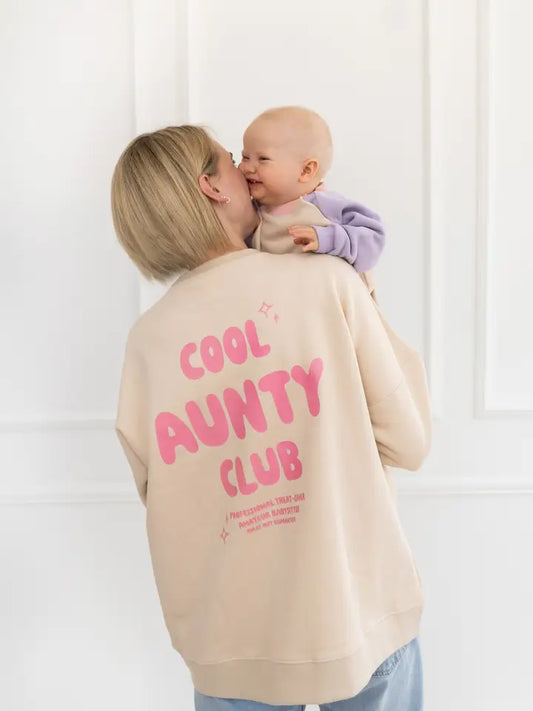 Džemperis „Cool Aunty Club“ Mini & Me