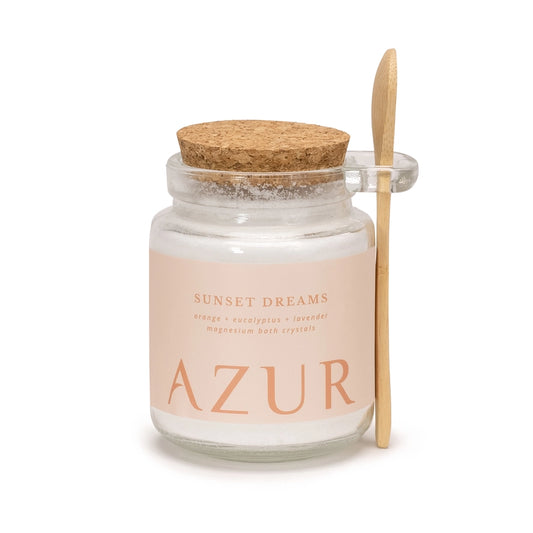Vonios druska su magniu ir eteriniais aliejais „Sunset Dreams“ 240 g
