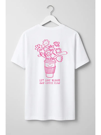 Marškinėliai „Let Love Bloom““ Mini & Me