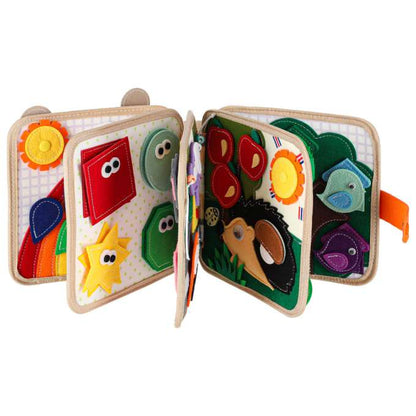 3D edukacinė veltinio knygelė „Žirafa“