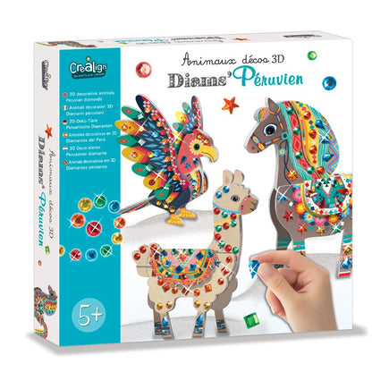 3D dekoratyviniai gyvūnai „Peru deimantai“
