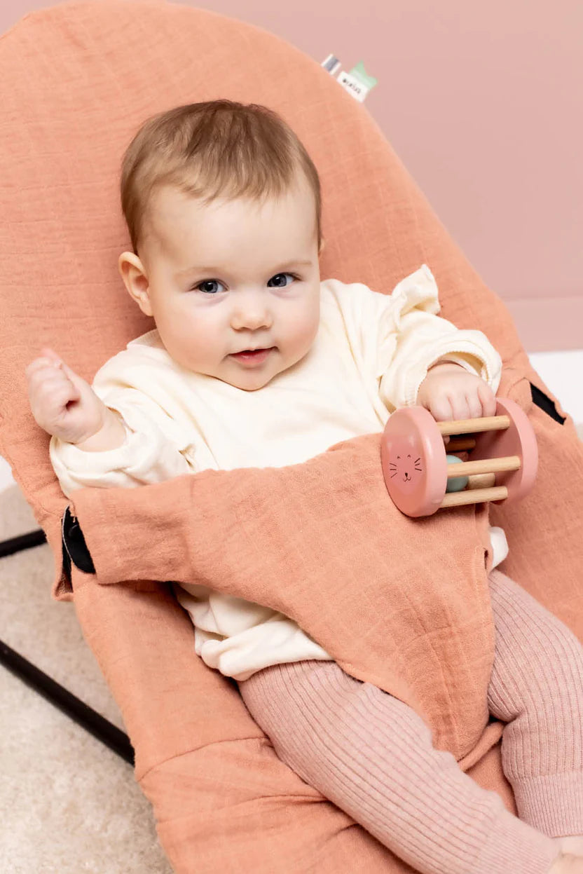 Riedantis barškutis kūdikiui „Smalsioji Katė“