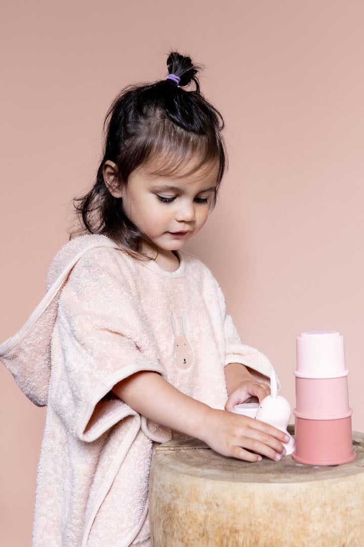 Maudymosi pončas su gobtuvu „Zuikis, Dinozauras, Liūtas“