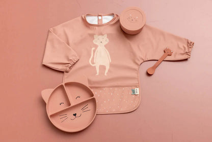 Neperšlampamas seilinukas ilgomis rankovėmis - Smalsioji Katė