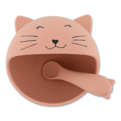 Pirmasis maitinimo rinkinys kūdikiui „Smalsioji Katė“
