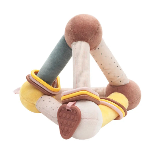 Trikampio formos lavinamasis žaislas „Hedge-Hugs“