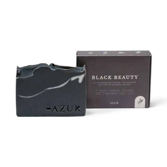 Natūralus veido prausiklis „Black Beauty“ 100 g
