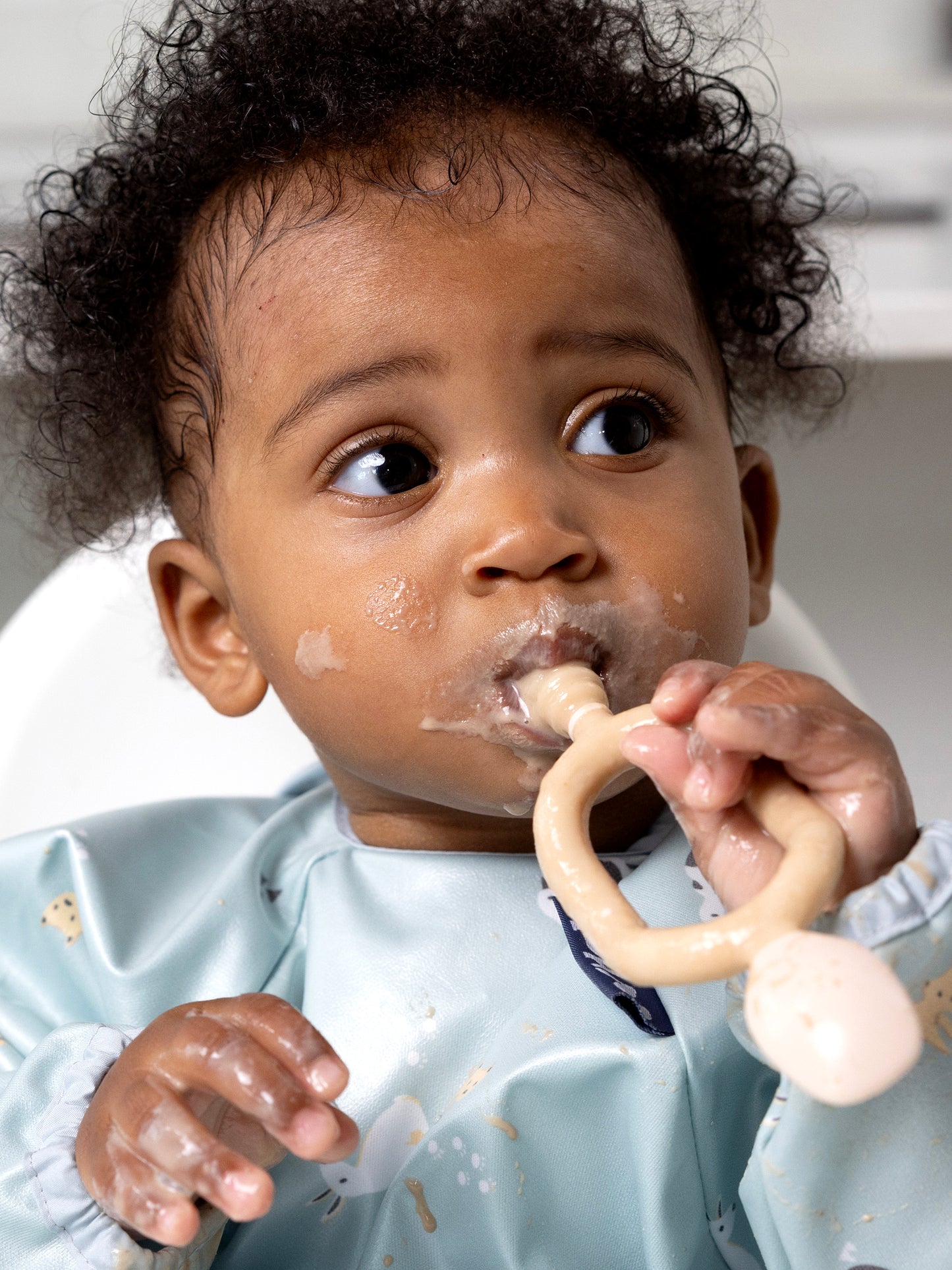 „Bibado“ vaikiškas šaukštelis- rudas