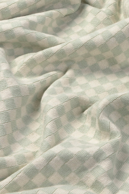 Megztas pledas „Tiles Blue Sage“