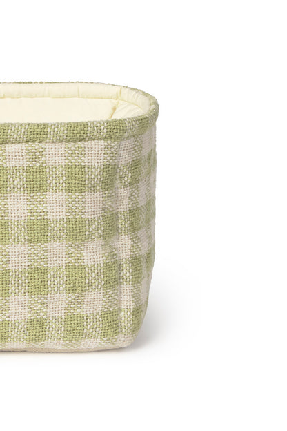 Dygsniuotas krepšys „Matcha“