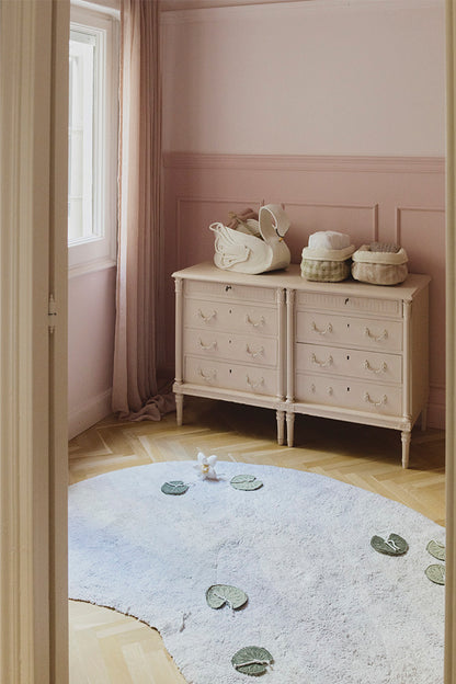 Dygsniuotas krepšys „Rose“