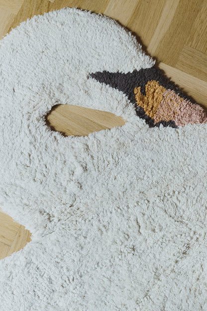 Skalbiamas kilimas „Gulbė“