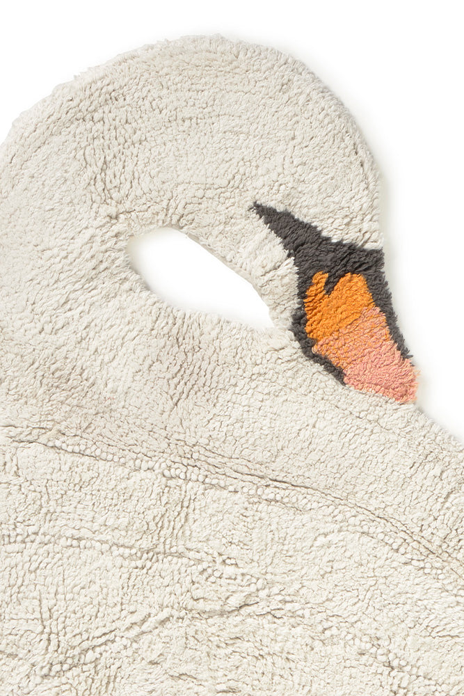 Skalbiamas kilimas „Gulbė“