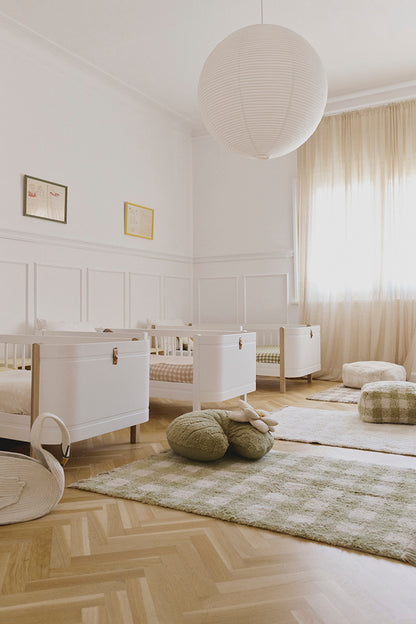 Skalbiamas kilimas „Vichy Matcha“