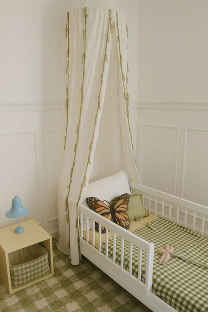 Krepinis baldakimas „Gulbė“ (Ivory)