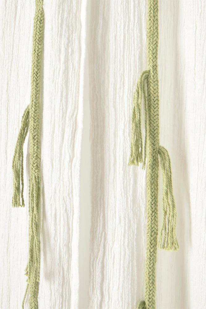 Krepinis baldakimas „Gulbė“ (Ivory)