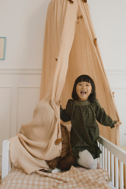 Krepinis baldakimas „Gulbė“