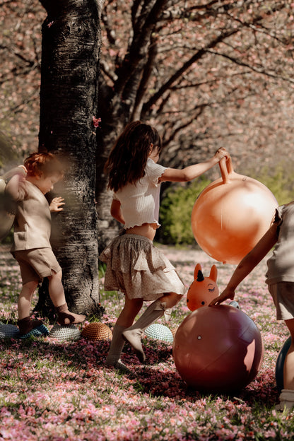 Hippo šokinėjimo kamuolys – oranžinis