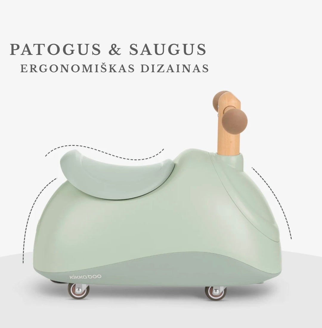Paspiriamoji mašinytė "Sizzy" - mėtines spalvos
