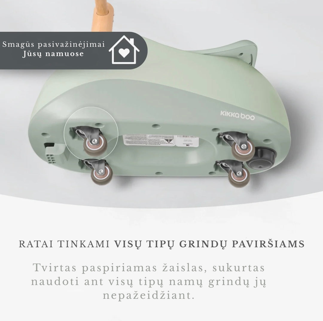 Paspiriamoji mašinytė "Sizzy" - mėtines spalvos