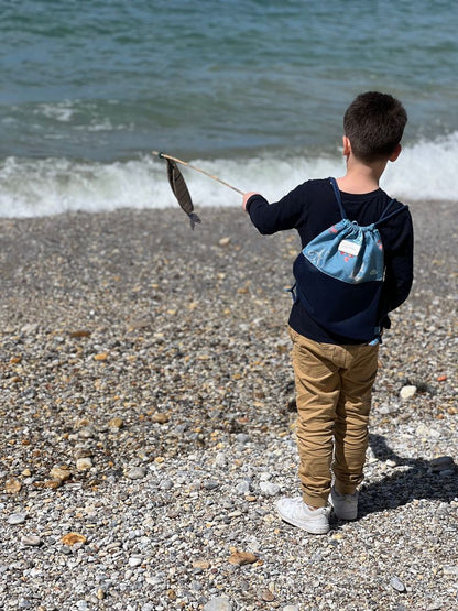 Sportinis krepšys su rykliais