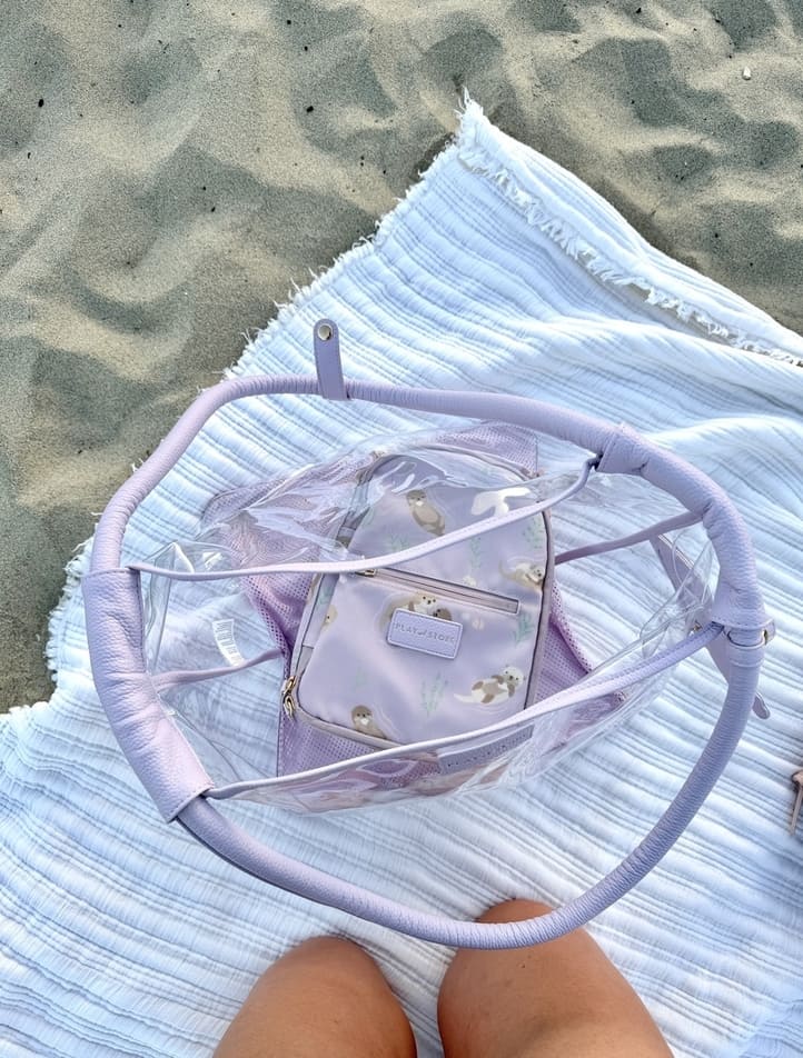 Alyvinis mamos paplūdimio krepšys