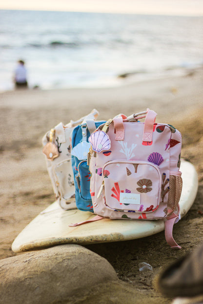 Rožinė keliautojų kuprinė