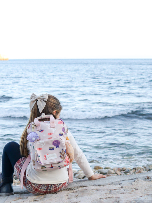 Rožinė keliautojų kuprinė