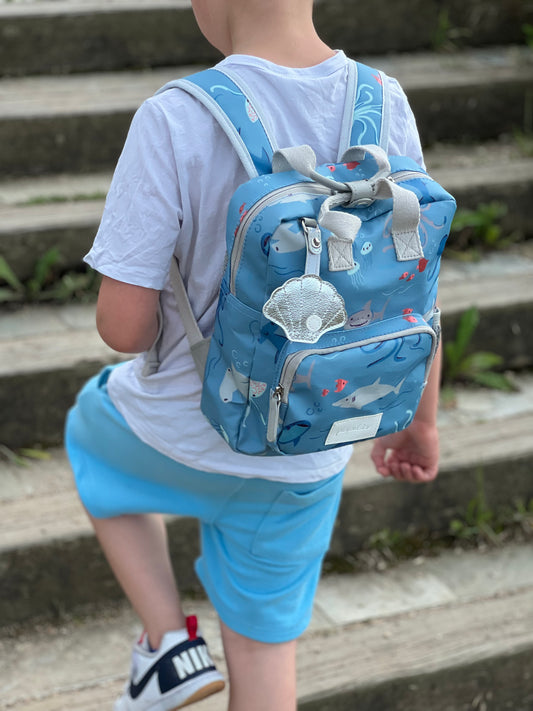 Mėlyna keliautojų kuprinė