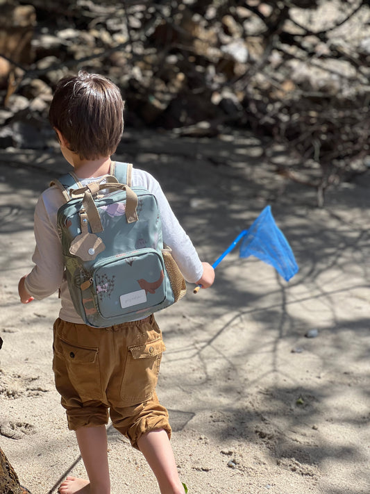 Žalia keliautojų kuprinė