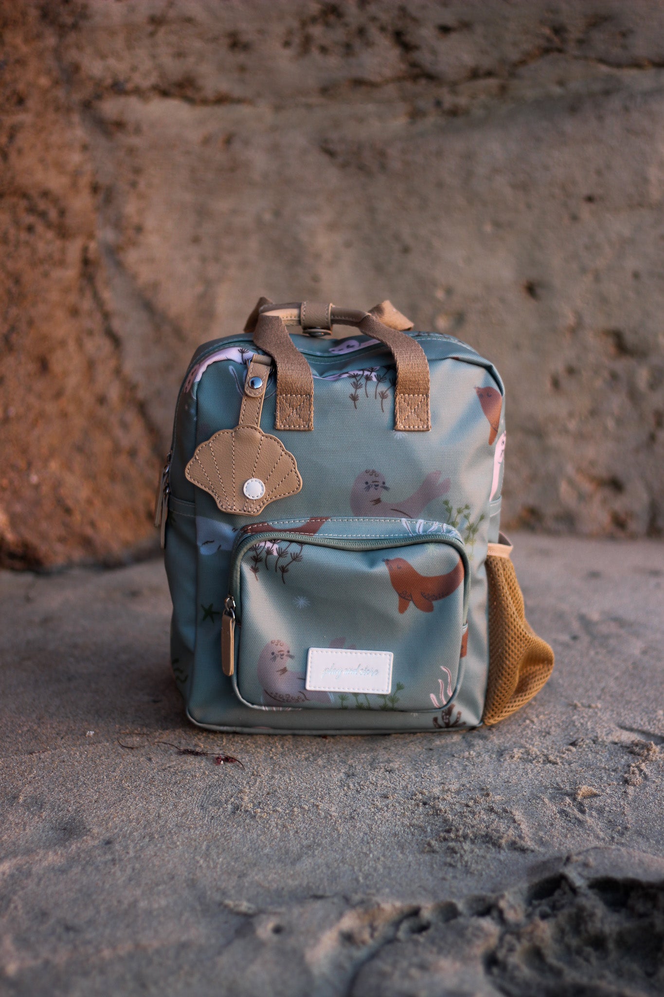 Žalia keliautojų kuprinė