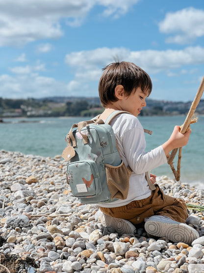 Žalia keliautojų kuprinė