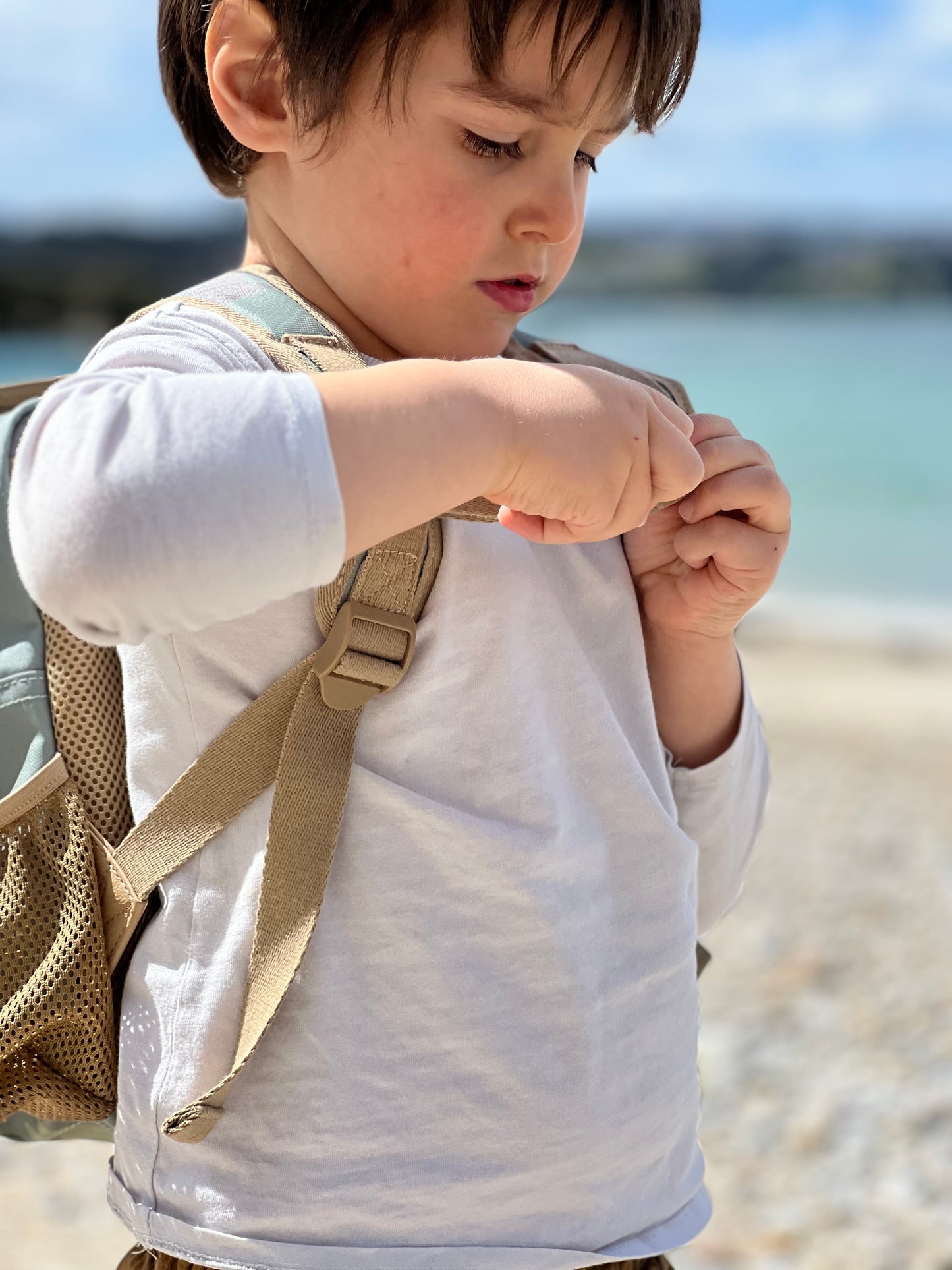 Žalia keliautojų kuprinė