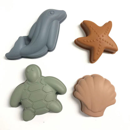 Smėlio formelių rinkinys – jūros gyvūnai