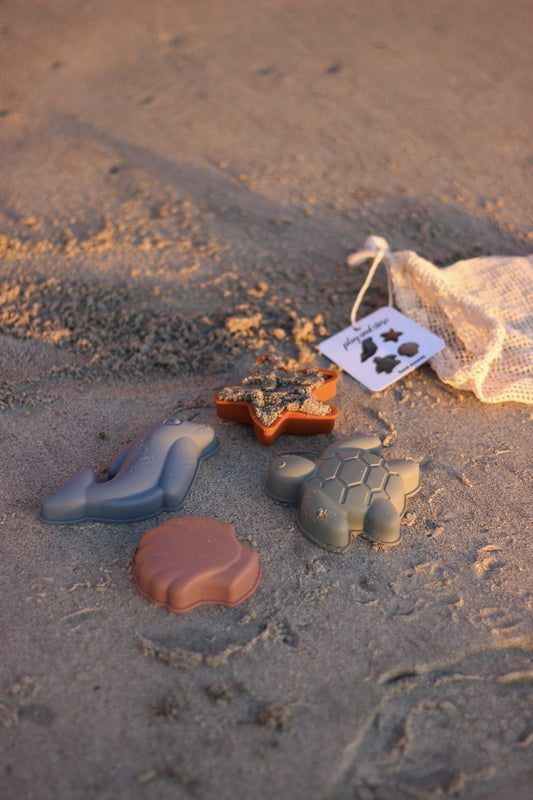 Smėlio formelių rinkinys – jūros gyvūnai