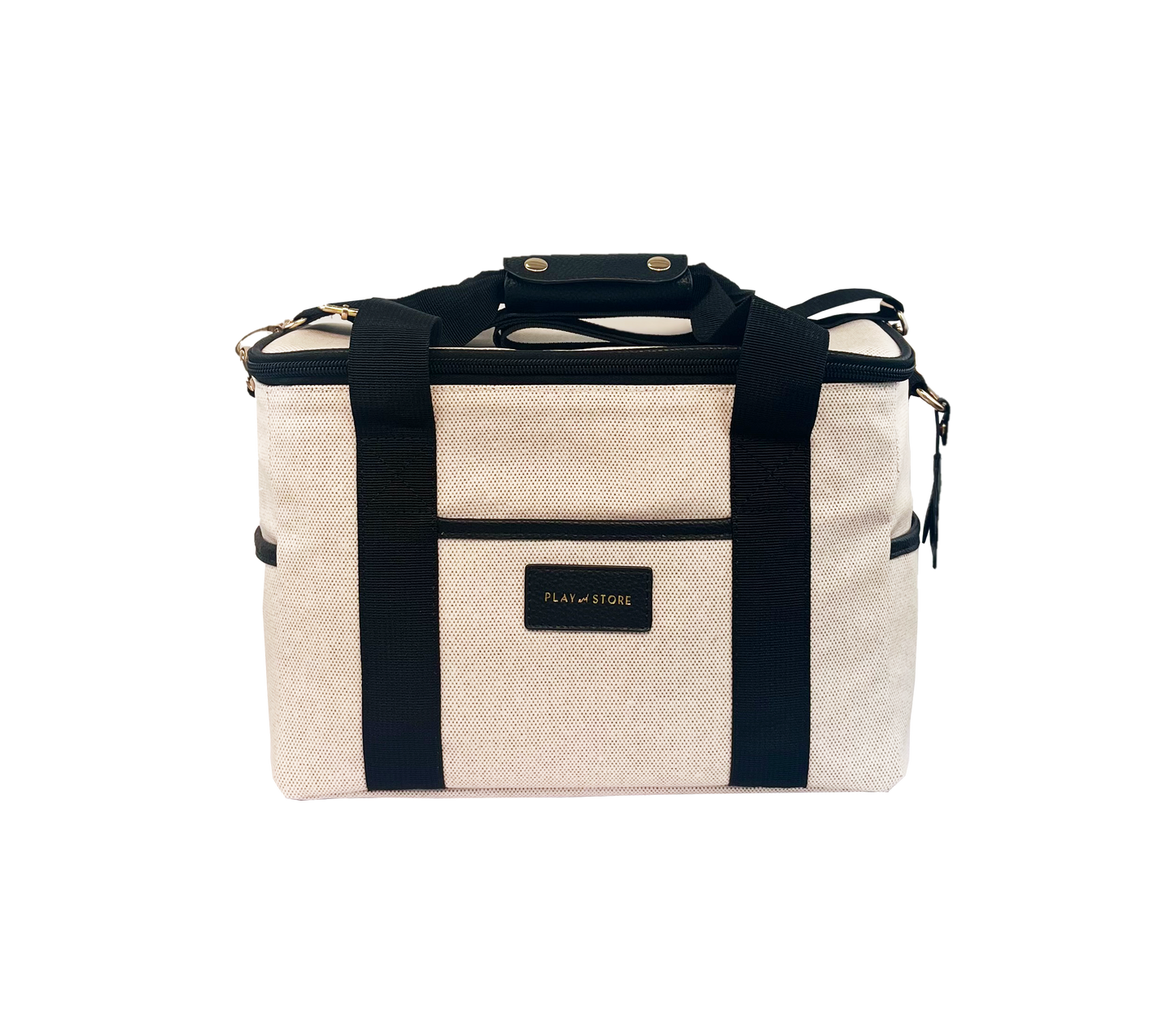 Juodas pietų krepšys