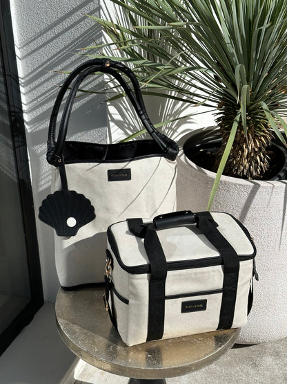 Juodas pietų krepšys