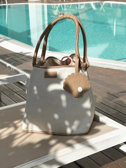 Ruda paplūdimio tašė