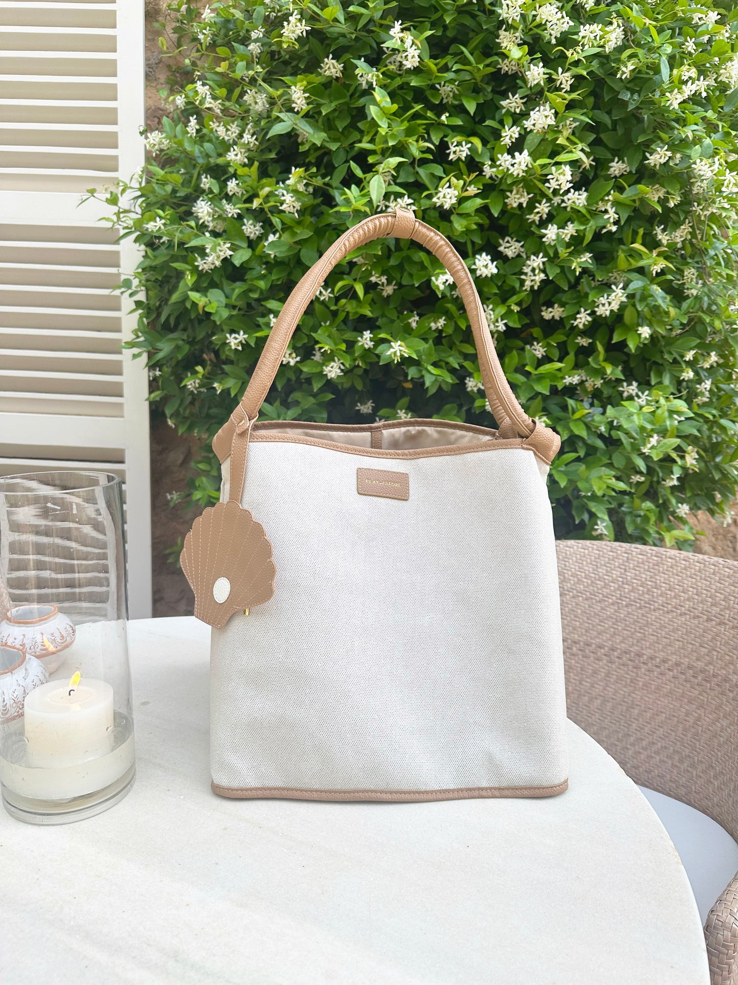 Ruda paplūdimio tašė