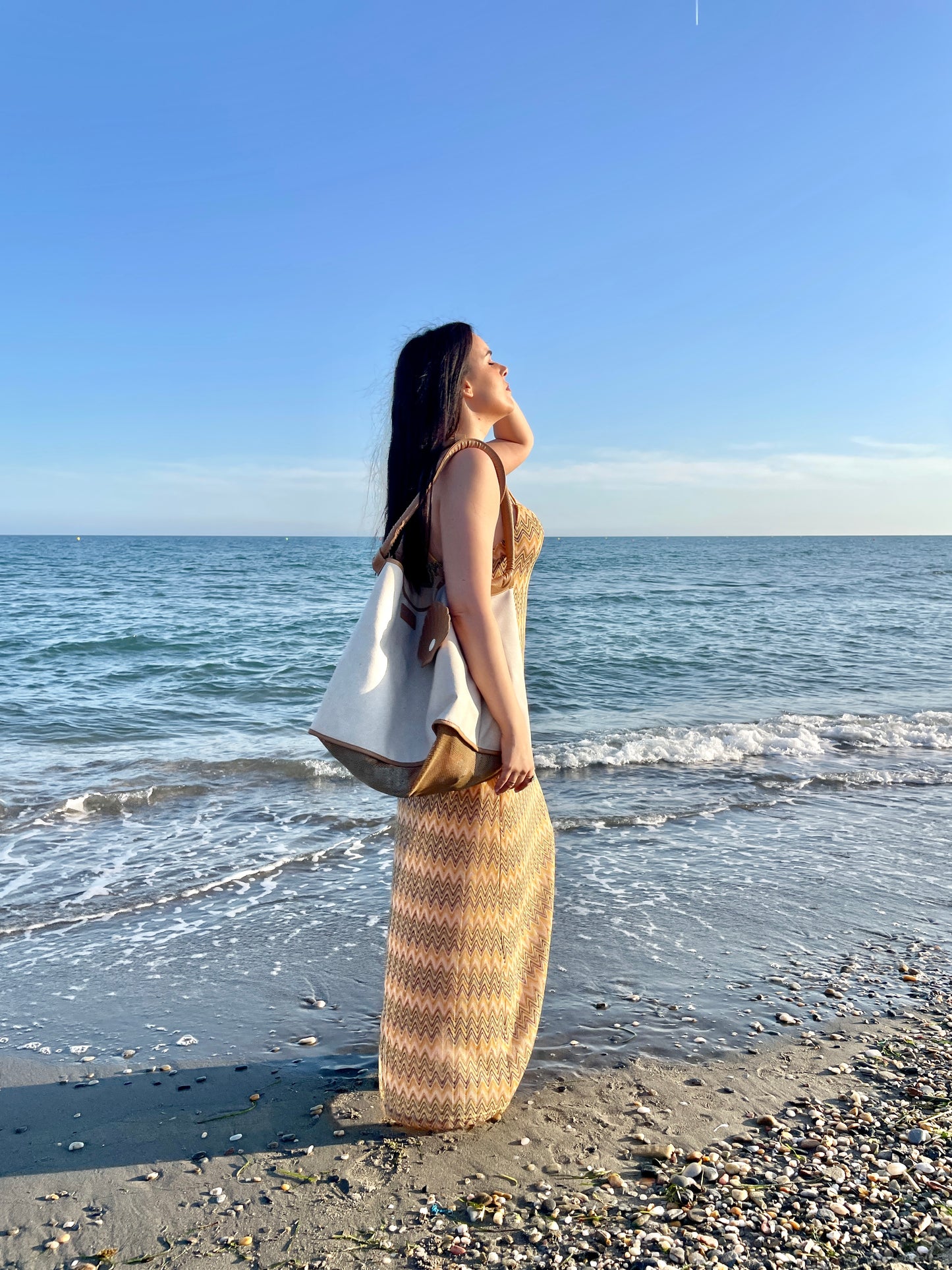 Ruda paplūdimio tašė